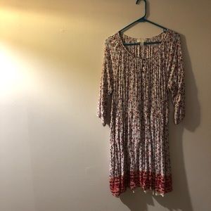 Floral peasant dress